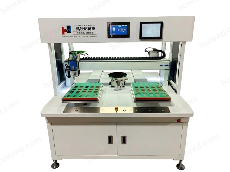 Vertical 6-Axis Box Magnet Sleeve Screw Locking Machine