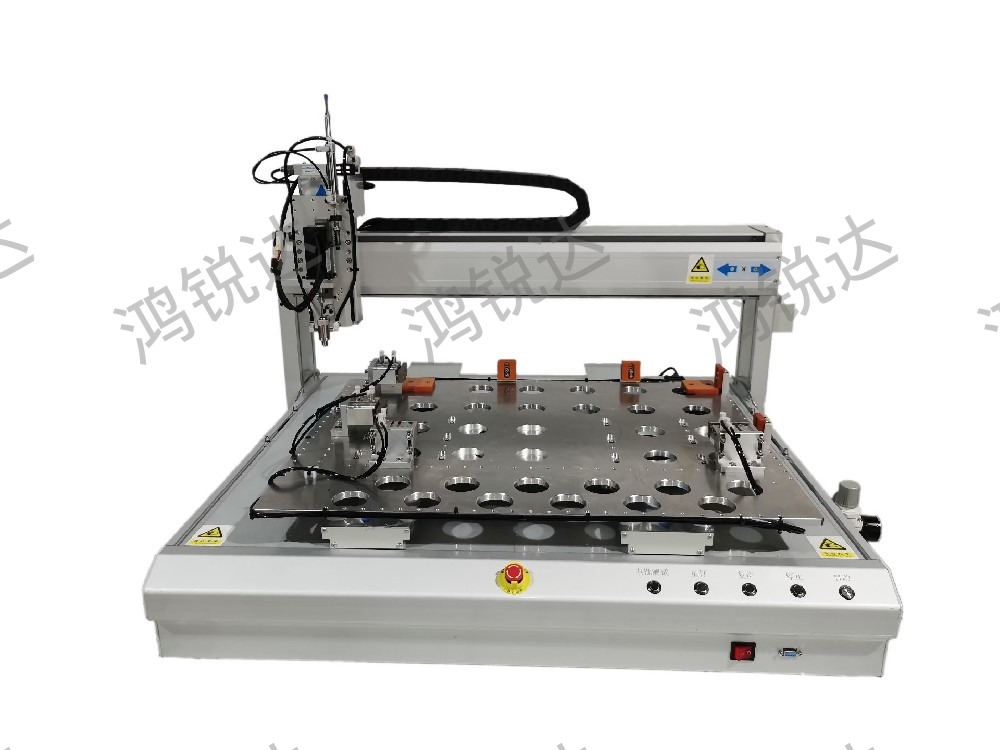 Desktop three-axis box screw machine